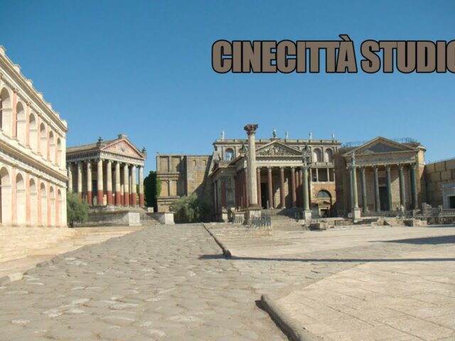 Nei set di cinecittà studios