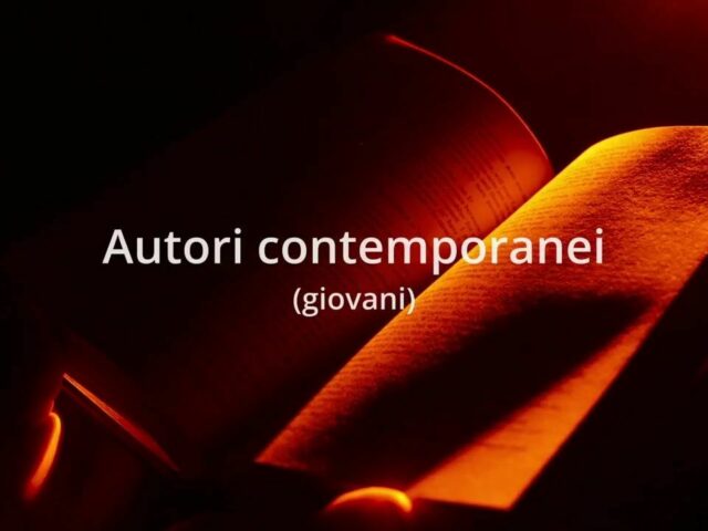 Autori contemporanei (giovani) – Incontro di Aprile 2024